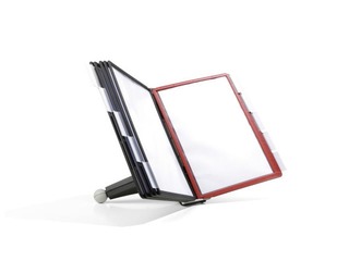 Table display Durable Sherpa with 5 gray and 5 black display panels