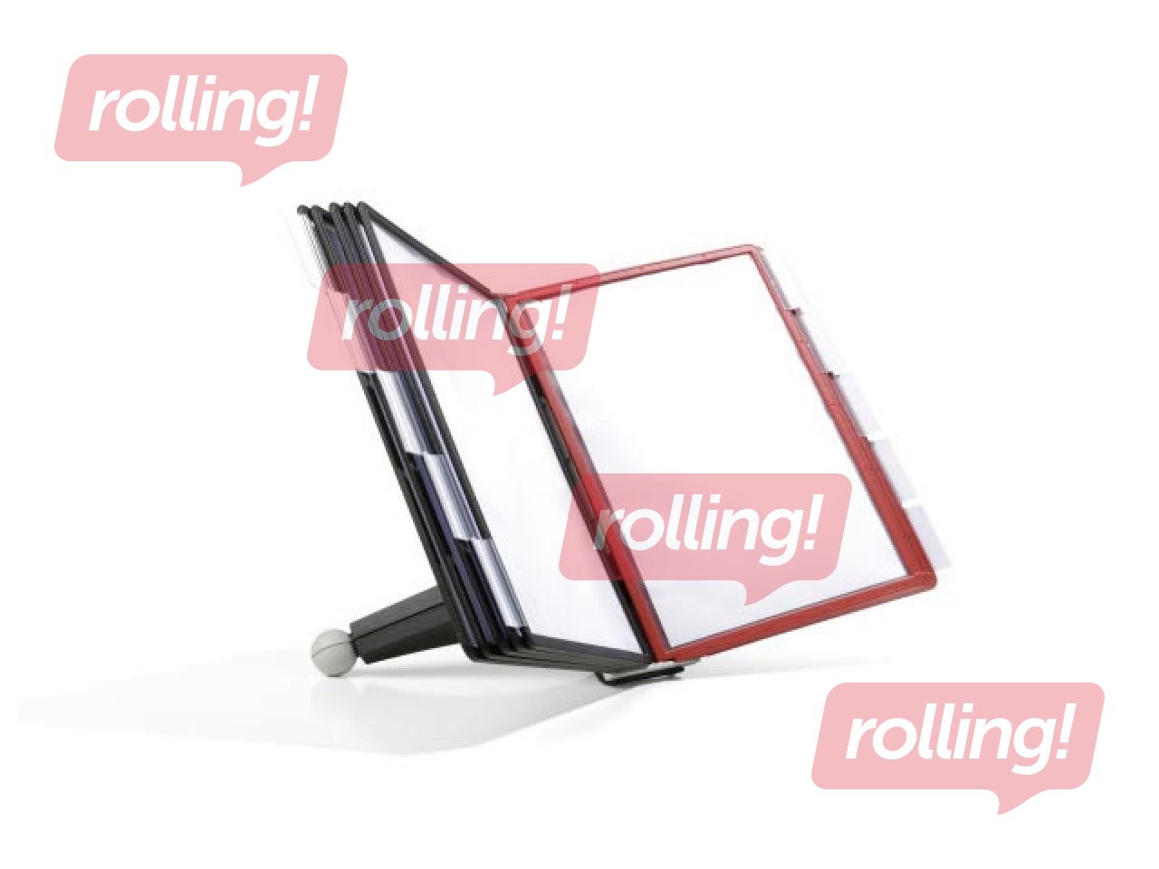 Table display Durable Sherpa with 5 gray and 5 black display panels