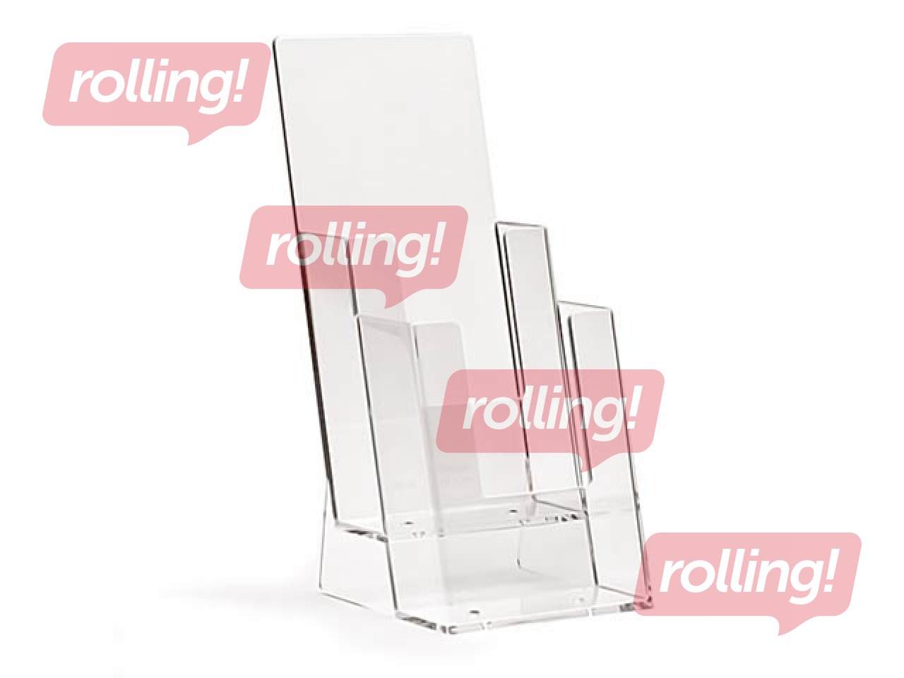 Bukletu turētājs 1/3 no A4 ar 2 kabatām