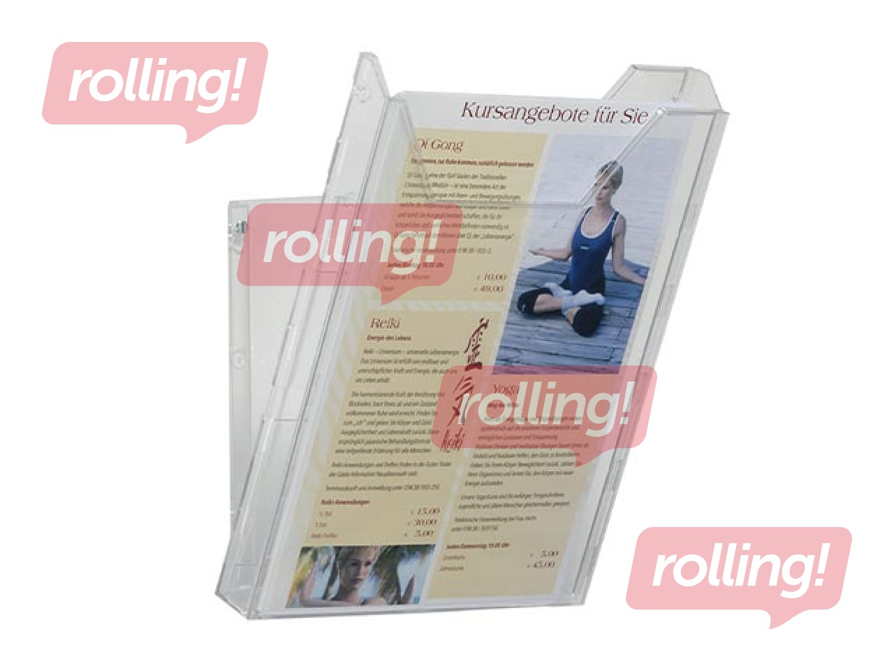 Подставка для буклетов, Durable, A4, с одним лотком