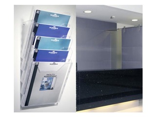 Bukletu turētājs, Durable, A4, ar 5 kabatām