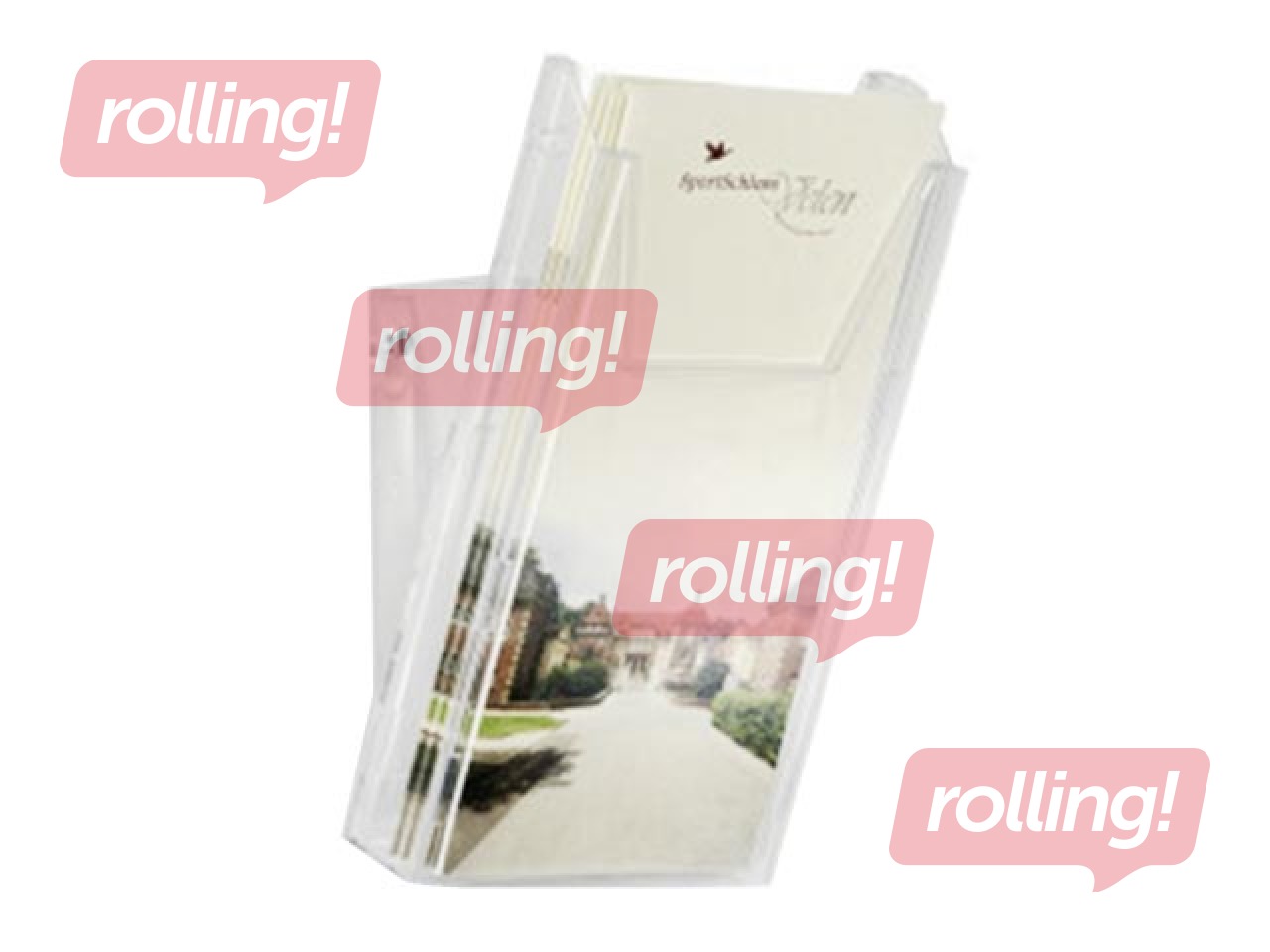 Bukletu turētājs, Durable, A6, ar 1 kabatu