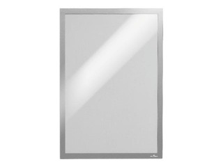 Информационный самоклеющийся карман Duraframe  A3, с серебристой рамкой, 2 шт.