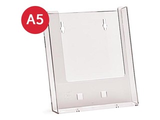 Brochure holder A5, wall mountable