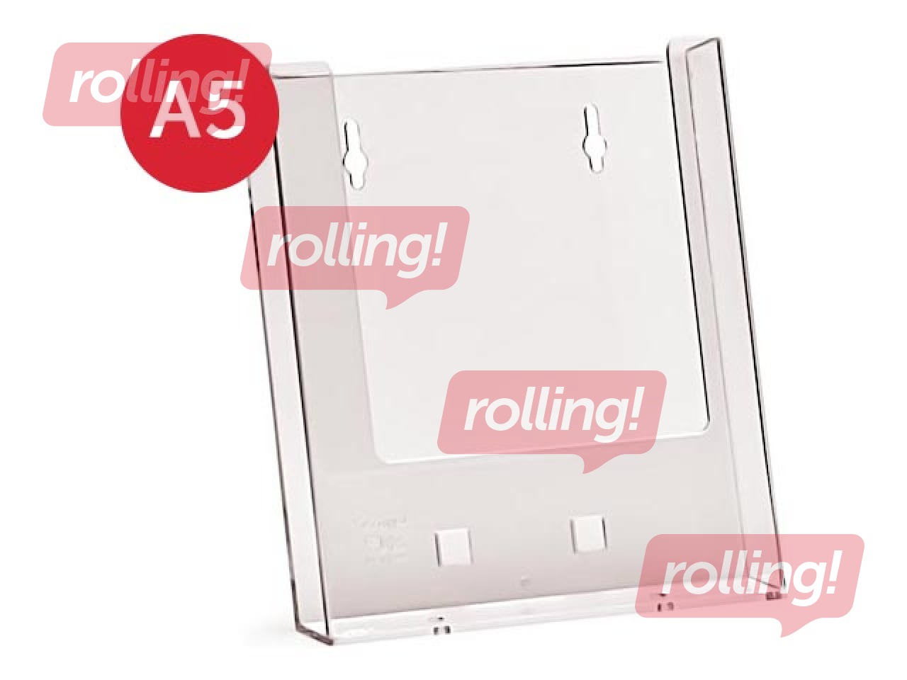 Brochure holder A5, wall mountable