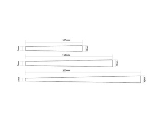 Sedeli kinnitusribad, 15 cm, 100 tk