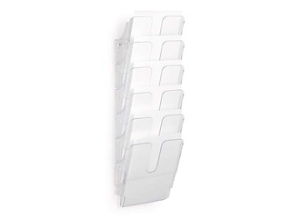 Literature holder Durable Flexiplus 6, A4,  portrait, transparent