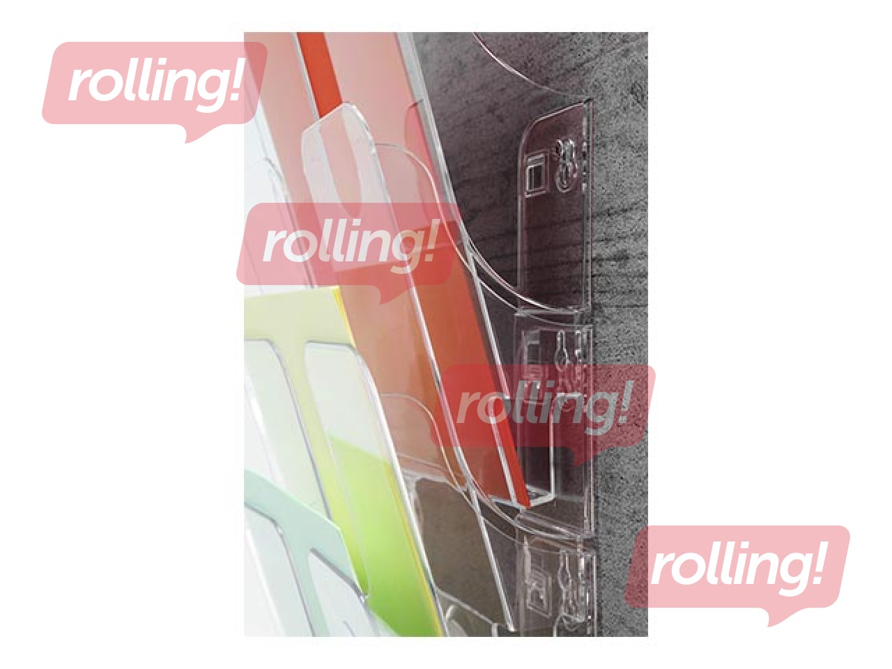 Literature holder Durable Flexiplus 6, A4,  portrait, transparent