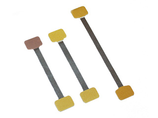 Aluminium wobbler holder, with 2 foamed adhesive tape pads, 7.4cm, 100 pcs.