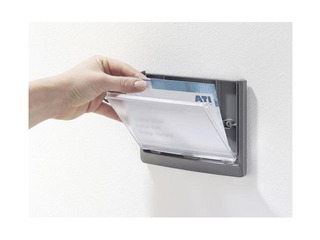 Informatīva plāksne Durable Click, sienas, A5, 210 x 148.5 mm, balta