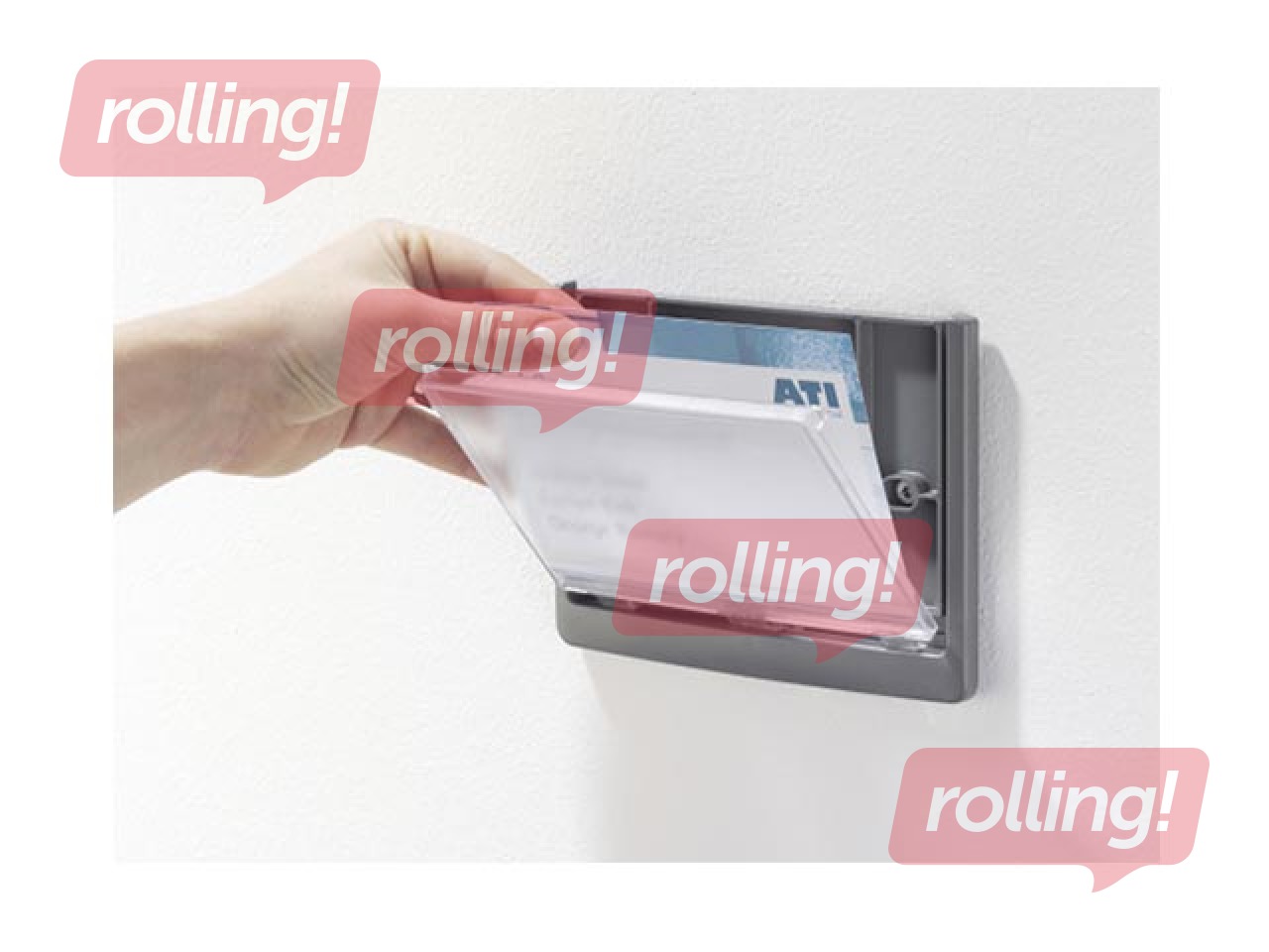 Uksesilt Durable Click,  A5, 210 x 148.5 mm, valge