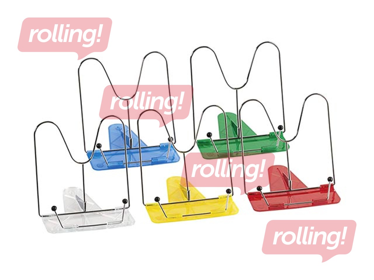 Raamatutugi Brunnen, metall, erinevad värvid