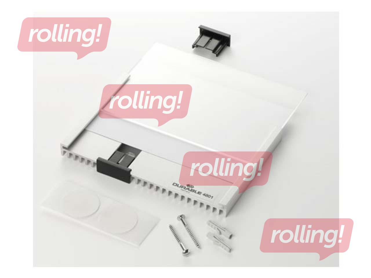 Настенная табличка Durable Info, 149X52.5мм, серебристый металлик