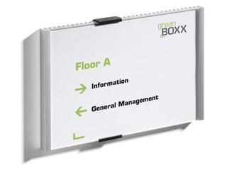 Настенная табличка Durable Info, 210 x 148.5мм, серебристый металлик