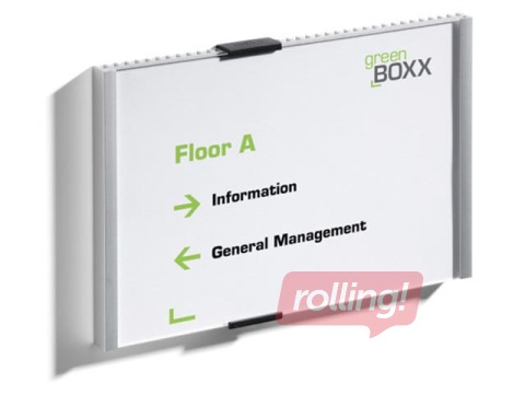 Uksesilt Durable Info, 210 x 148.5mm, hõbe