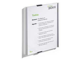 Door sign Durable Info, 210 x 297mm, silver