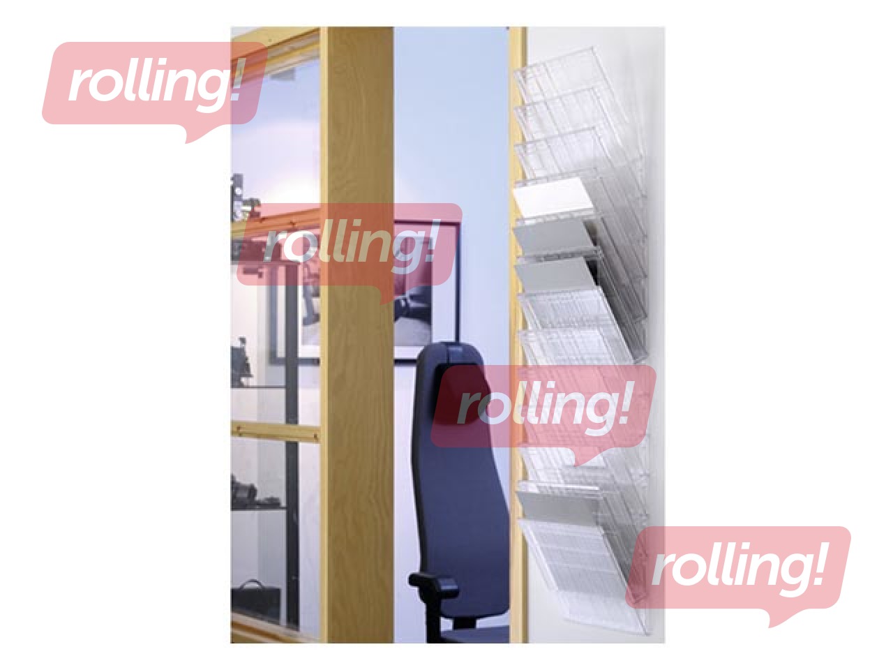 Prospektu turētājs Durable Flexiboxx 12, A4, caurspīdīgs