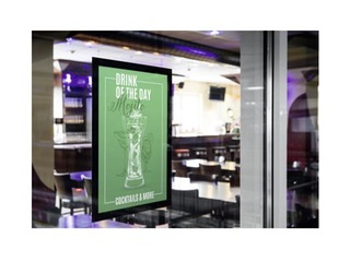 Infotasku Duraframe Sun, isekleepuv A4, musta raamiga