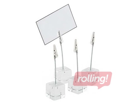 Table stand for business card 3 x 3 x 12 cm