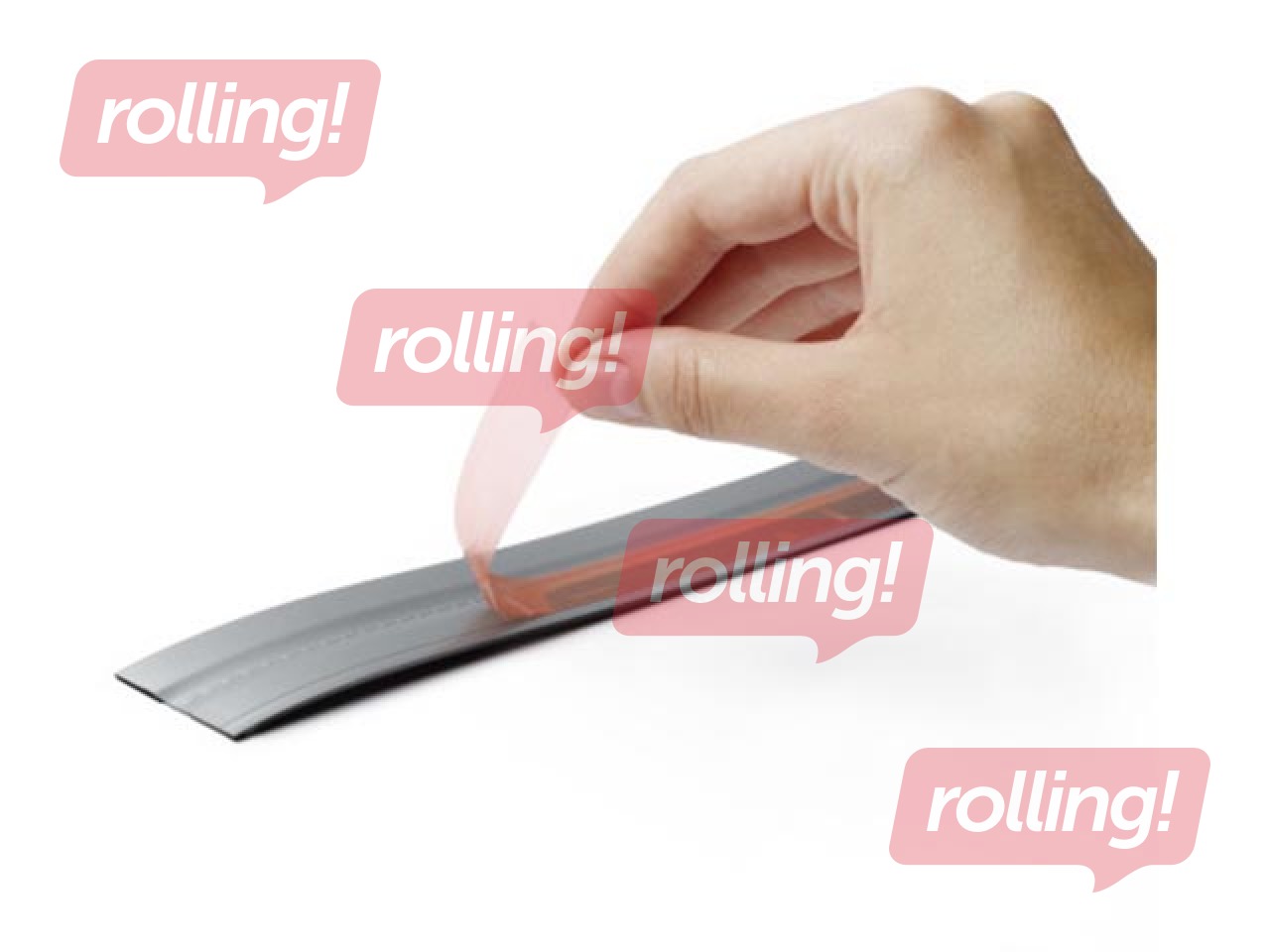 Isekleepuv magnetlint Durafix Roll, must, 17mmx5 m