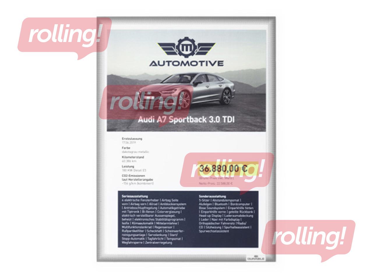 Infotasku Durable, A4, staatiline, 5 tk.