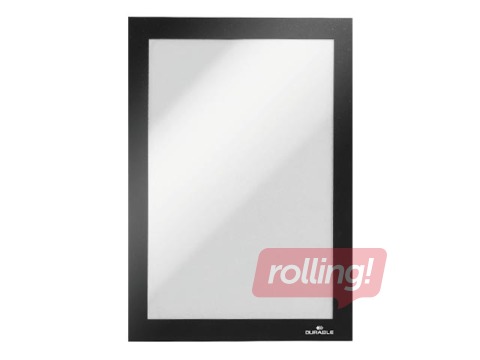 Information pocket Duraframe  A5, self-adhesive, with a black frame, 2 pcs