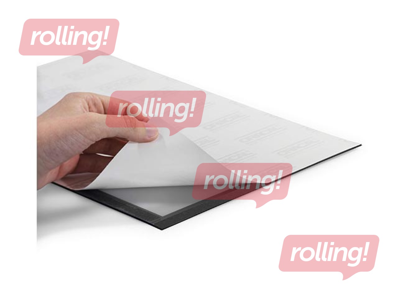 Information pocket Duraframe  A5, self-adhesive, with a black frame, 2 pcs