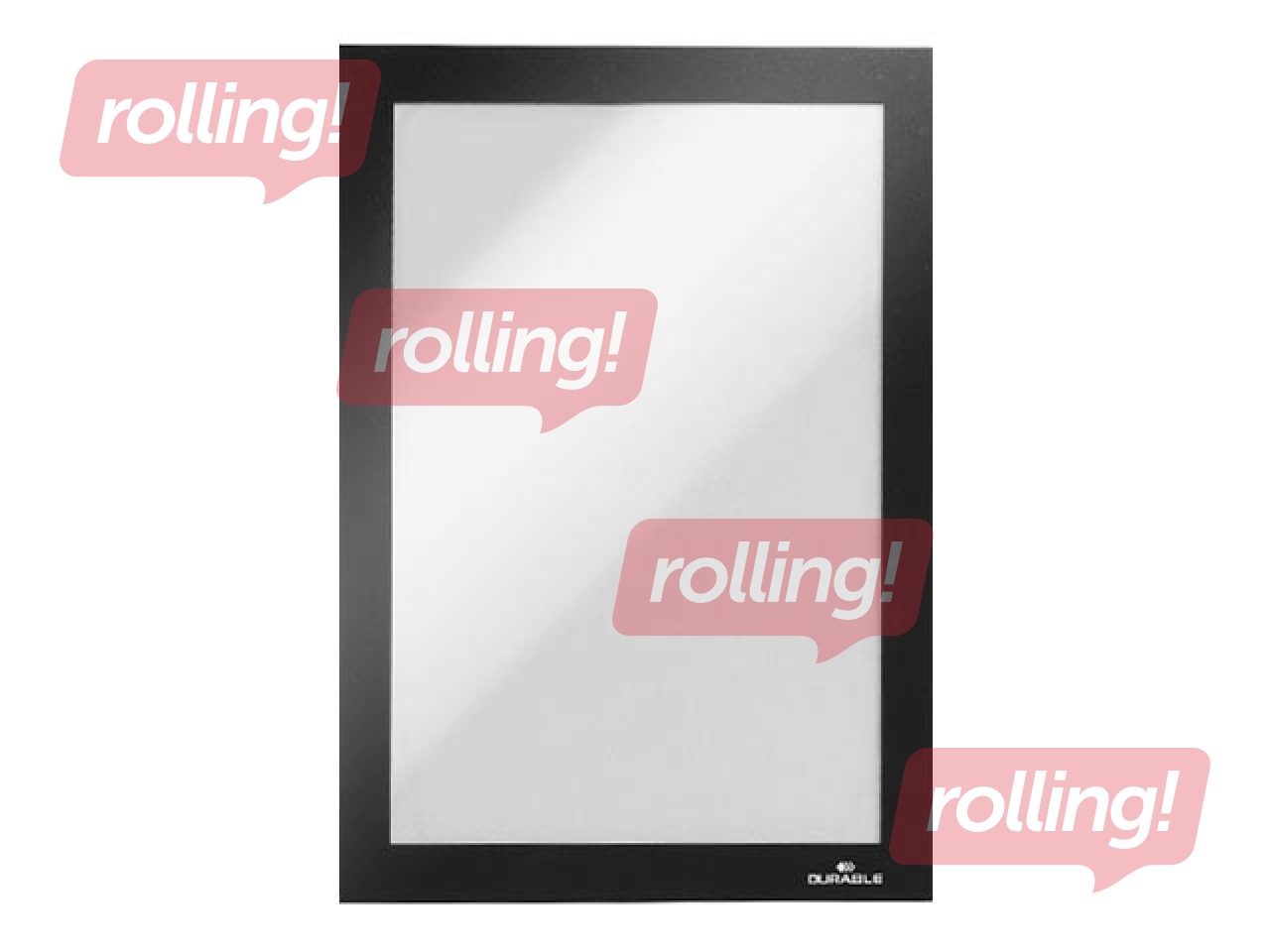 Infotasku Duraframe A5, isekleepuv, musta raamiga, 2 tk