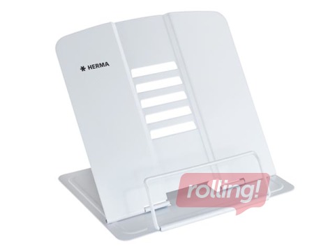 Herma raamatuhoidja, metallist, valge