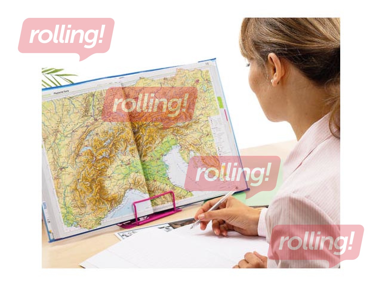 Herma raamatuhoidja, metallist, must