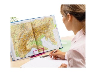 Herma raamatuhoidja, metallist, roosa