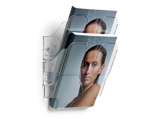 Literature holder Durable Flexiplus 2, A5, transparent, portrait