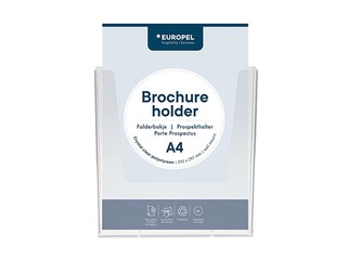 Infolehtede hoidja Europel A4, seinale paigaldatav