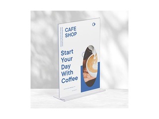 Prospect holder Europel,  A5, T - stand, vertical