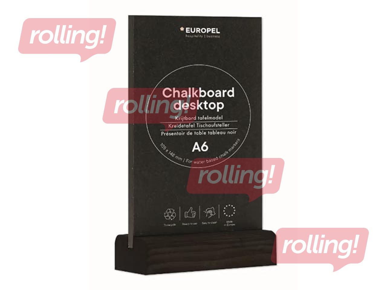 Galda krīta tāfele Europel, A6