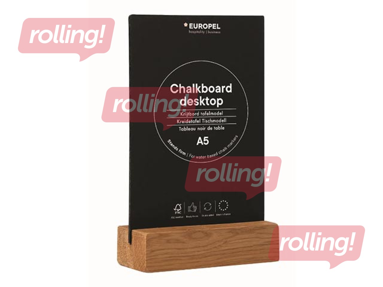 Kriiditahvel Europel, A5, must