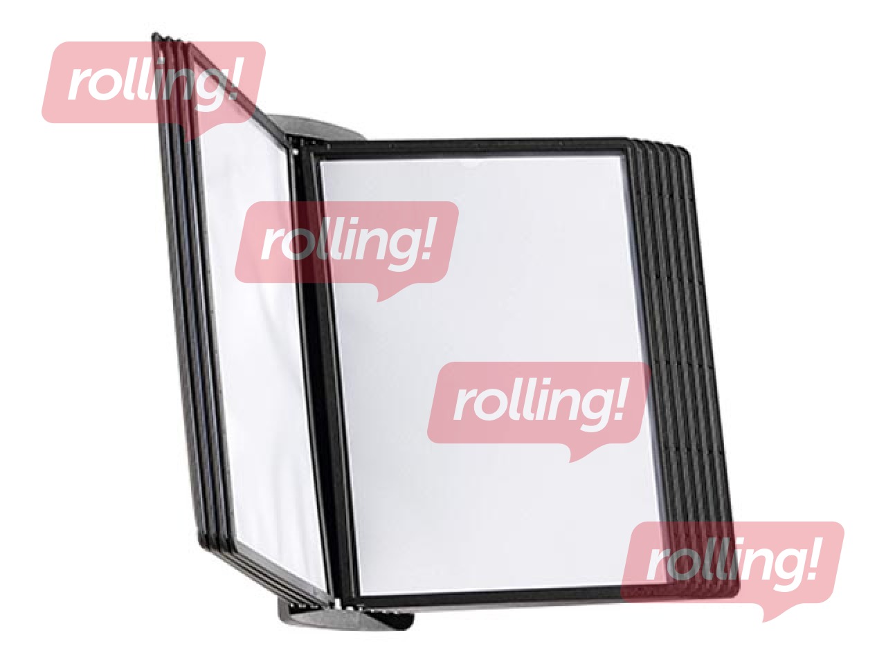 Ekraanipaneelide süsteem Durable Sherpa Style Wall, 10 ekraanipaneeli, must