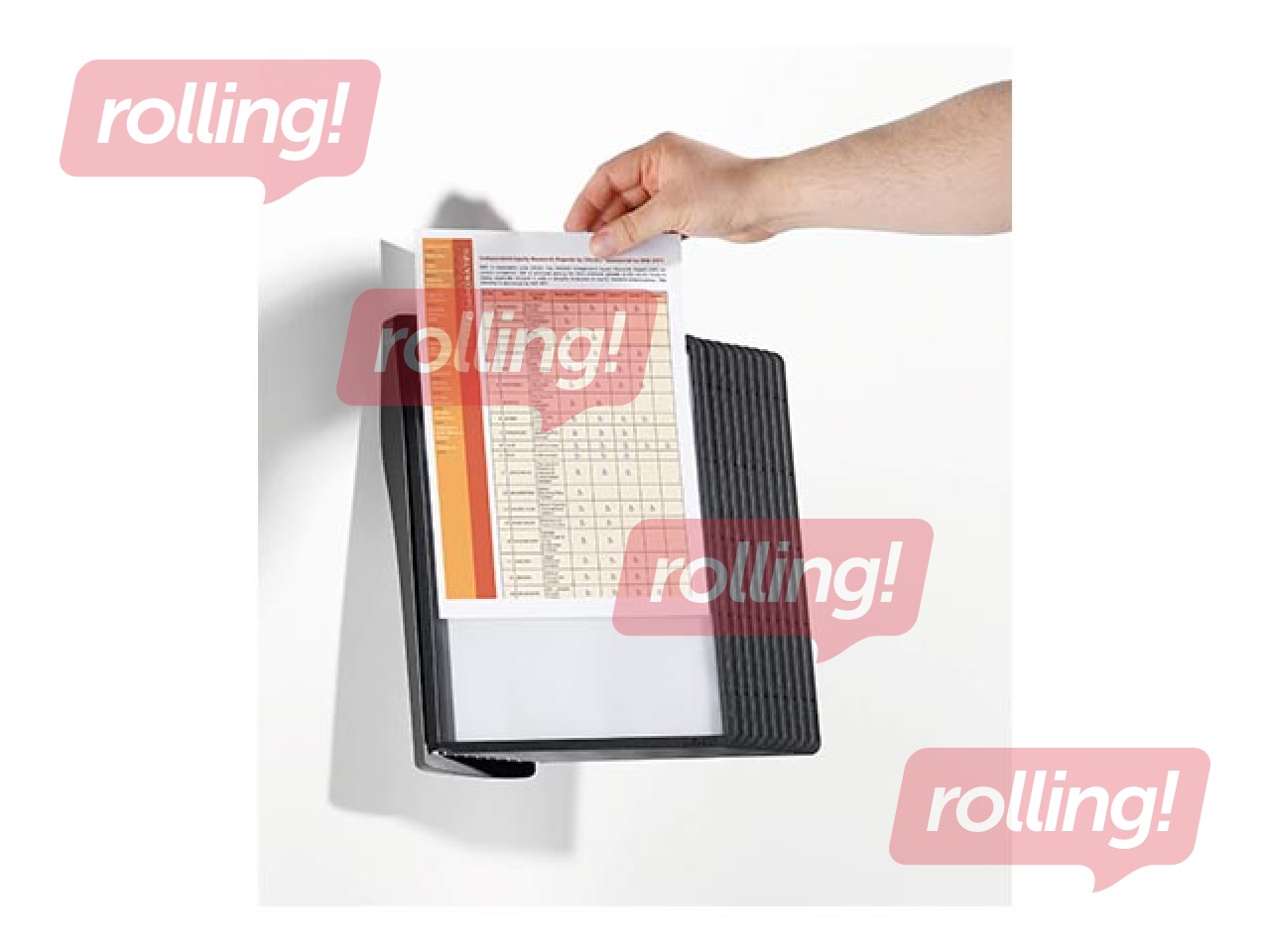 Ekraanipaneelide süsteem Durable Sherpa Style Wall, 10 ekraanipaneeli, must