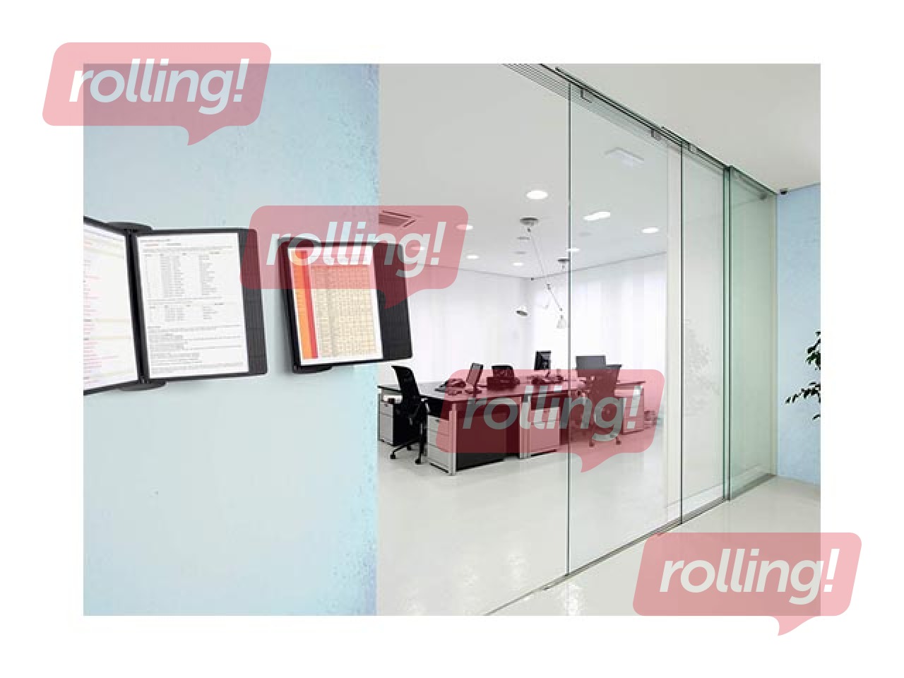 Sienas displejs Durable Sherpa Style Wall, 10 melnas displeja kabatas 