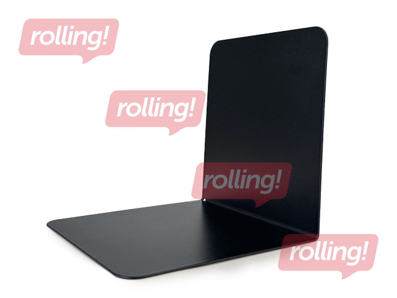 Raamatualus Alco, 12,5 x 14 x 14 cm, metall, must, 1tk