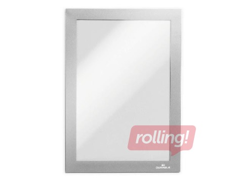 Information pocket Duraframe  A5, self-adhesive, with a silver frame, 2 pcs
