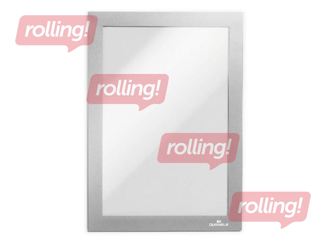 Information pocket Duraframe  A5, self-adhesive, with a silver frame, 2 pcs