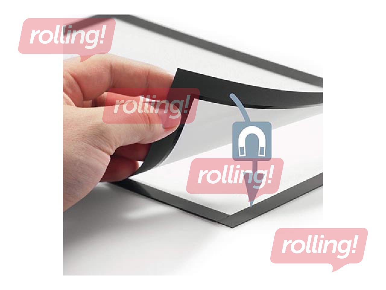 Infotasku Duraframe A5, isekleepuv, hõbedase raamiga, 2 tk