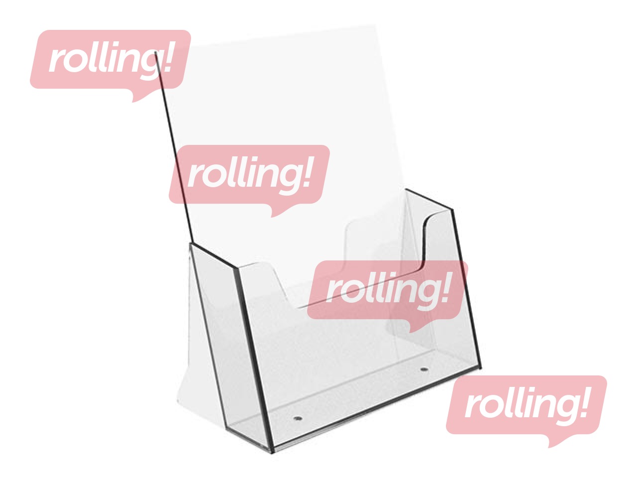 Brochure holder Europel A5, free standing
