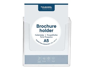 Bukletu turētājs Europel A5, stiprināms pie sienas