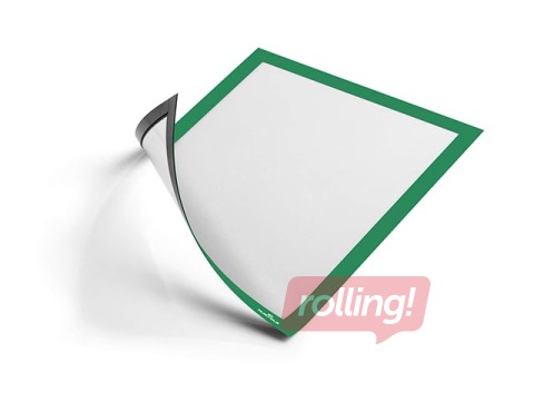 Magnetic infoframe, Duraframe Magnetic A4, green, 5pcs.