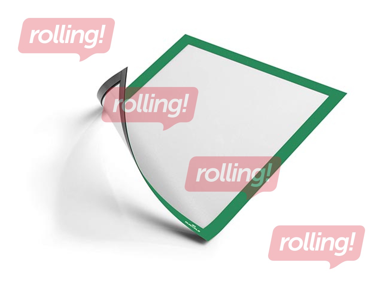 Magnetic infoframe, Duraframe Magnetic A4, green, 5pcs.