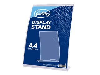 Prospektu turētājs, L-veida, A4, caurspīdīgs, vertikāls