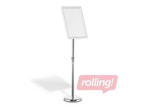 Informācijas statīvs ar alumīnija rāmi Durable, A3, grīdas