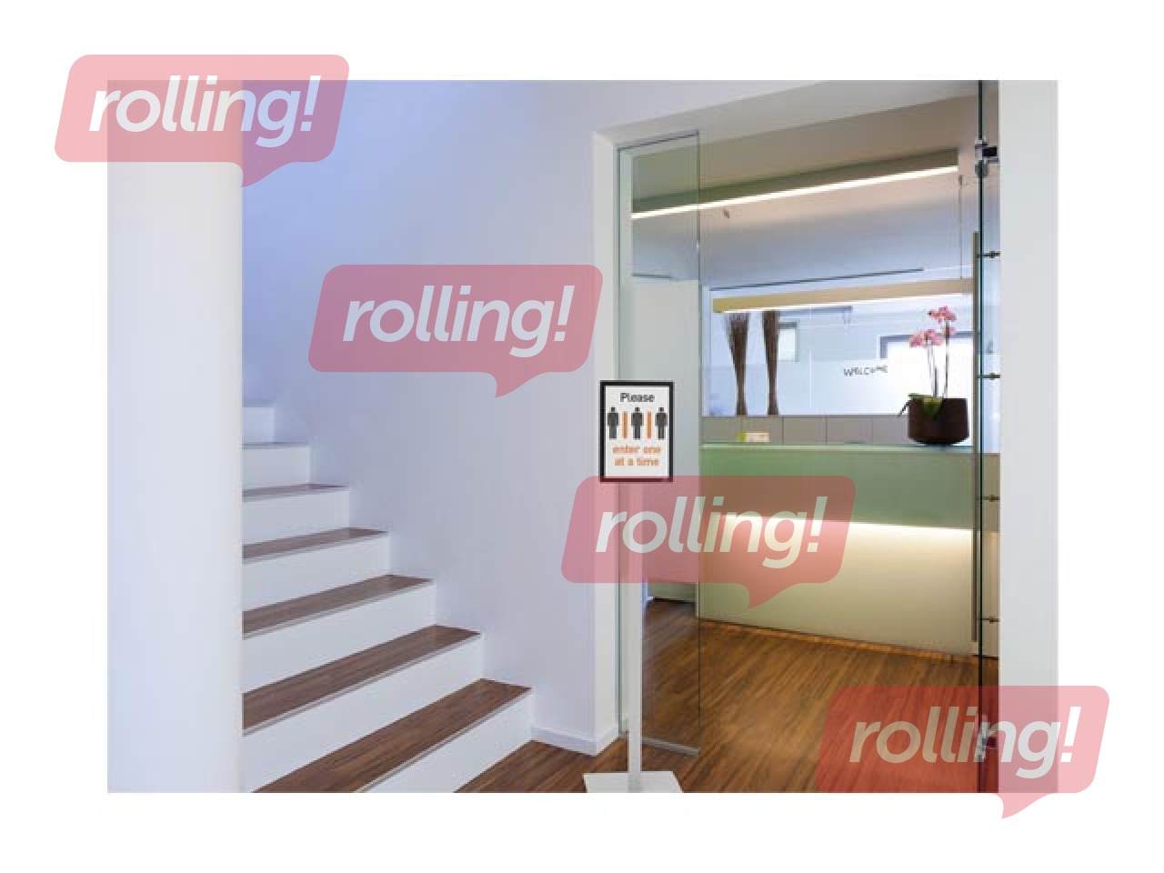 Informācijas statīvs ar metāla plāksni, Durable, grīdas, A4